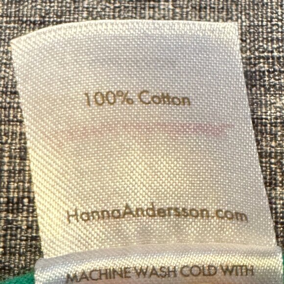 HANNA ANDERSSON Dress w/ short sleeves -  Size 2T - Solid Green - Picture 4 of 6